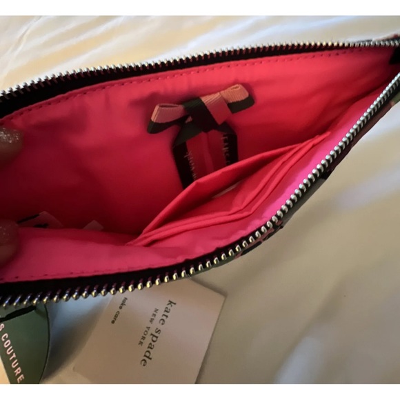 Kate Spade New York X Beams American Plaid Small Pouch Wristlet - Picture 5 of 7